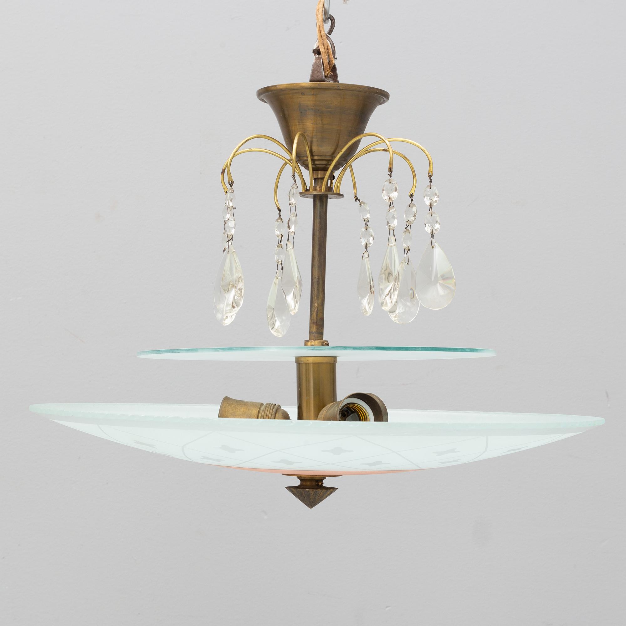 A ceiling lamp, 1920's/30's.
