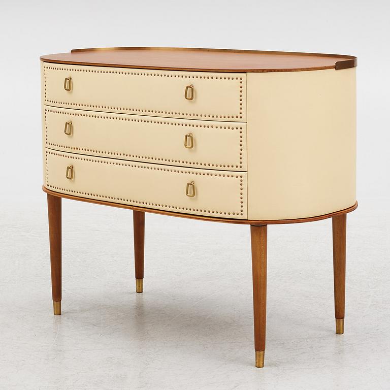 Halvdan Pettersson, a Swedish Modern chest of drawers, Tibro Möbelfanrik, 1950's.