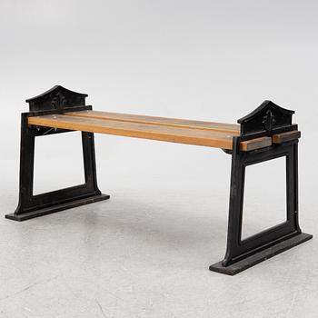 Garden bench, Swedish Grace, first half of the 20th century.