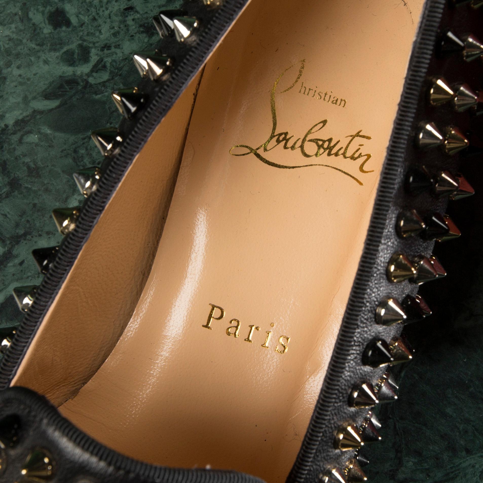 A pair of loafers, "The Rolling Spikes" by CHRISTIAN LOUBOUTIN, in size 38.