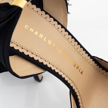 Charlotte Olympia, sandaletter, storlek 37.