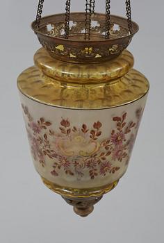 MÅNSKENSAMPEL, omkring sekelskiftet 1900, höjd ca 60 cm.