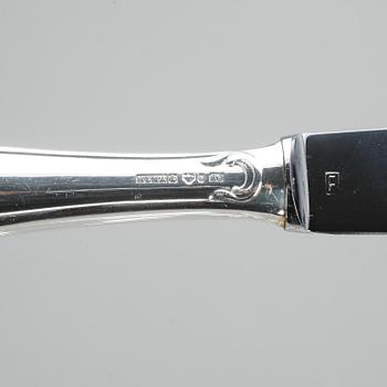 BESTICKSERVIS, 122 delar, silver, "Symfoni", Mema 1950-60-tal. Tot ca 4600 gram.