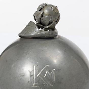 Estrid Ericson, a pewter box, Svenskt Tenn, Stockholm, 1932.