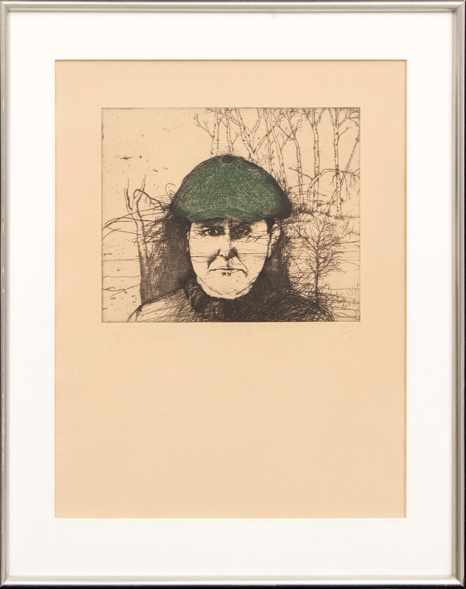 Jim Dine, etsning, signerad och numrerad 7/25.
