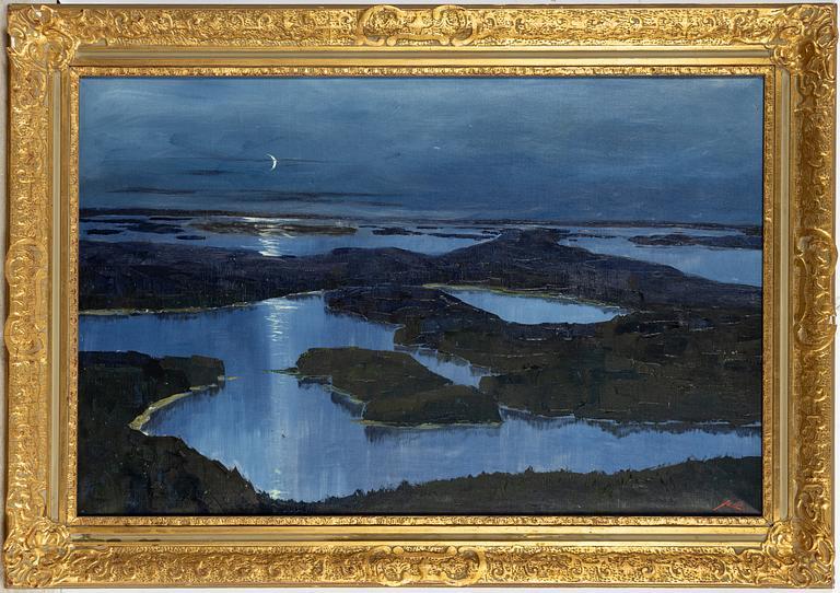 Axel Lind, Månskenslandskap.