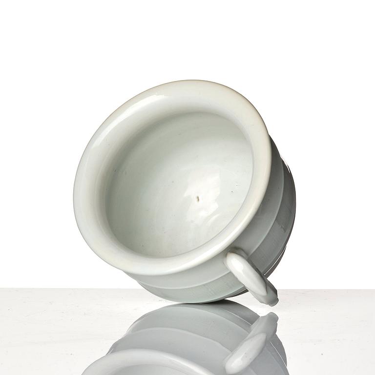 Rökelsekar, blanc de chine. Qingdynastin, Kangxi (1662-1722).