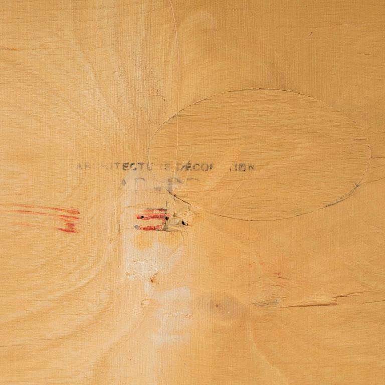 A first half of the 18th century brass mirror.