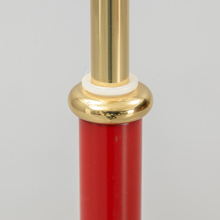 Josef Frank, a model 1842 brass floor light for Firma Svenskt Tenn.