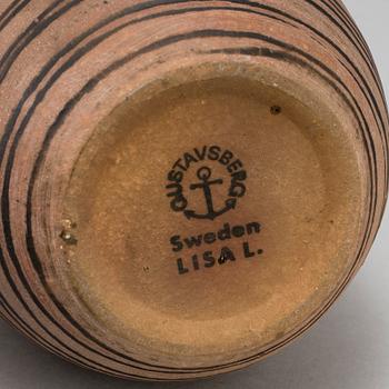 3 stoneware pieces "Granada" by Lisa Larson for Gustavsberg.