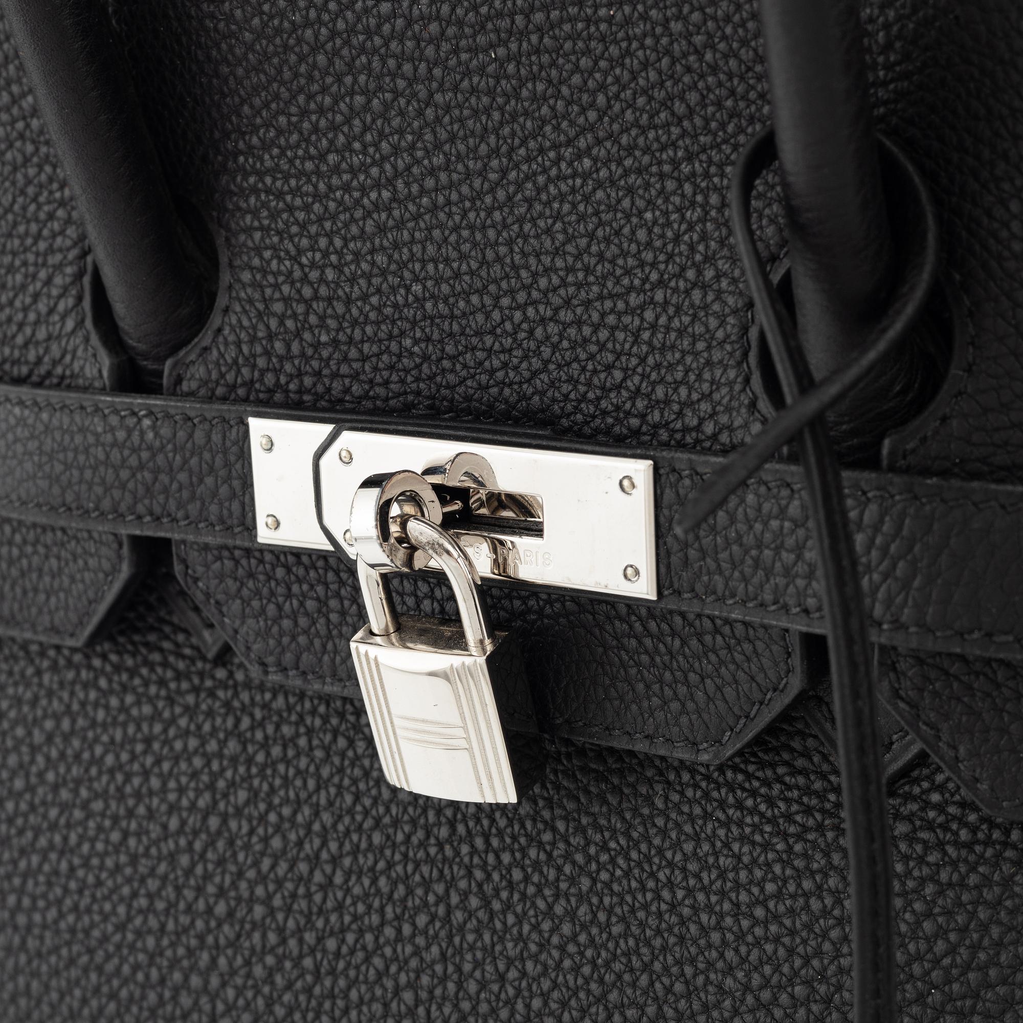 Hermès, a Black Togo leather 'Birkin 35' handbag, 2003.