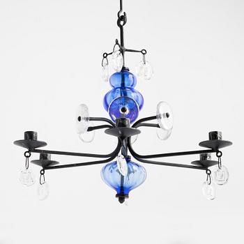 Erik Höglund, a metal chandelier, Boda Smide, Sweden.