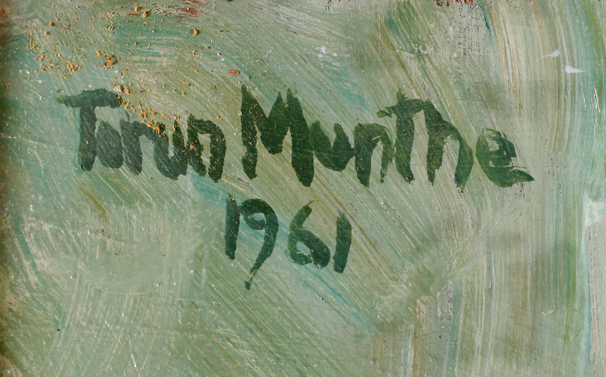 TORUN MUNTHE 1891-1993, olja på pannå, signerad och daterad 1961.