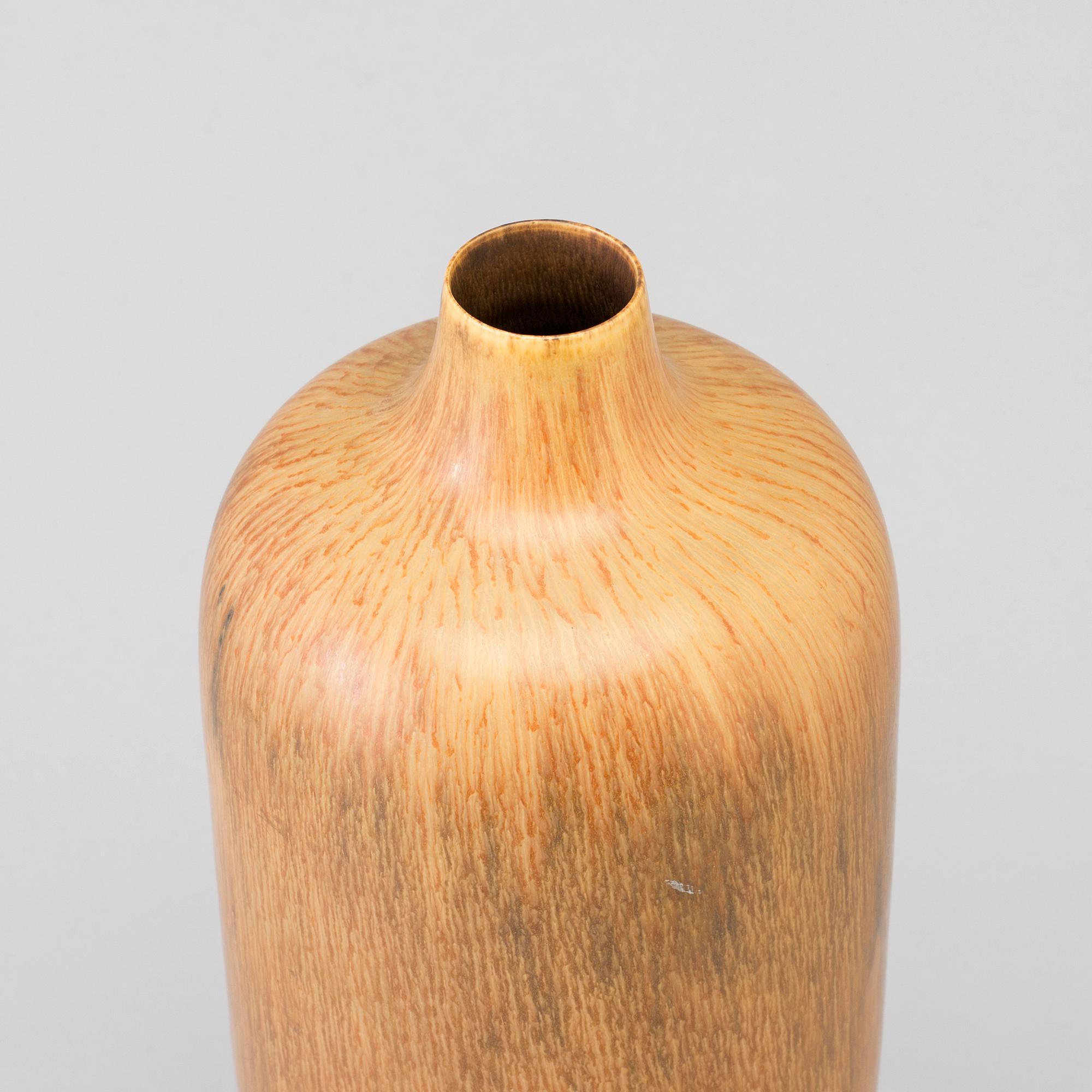 A second half of the 20th century stoneware vase by Carl Harry Stålhane.