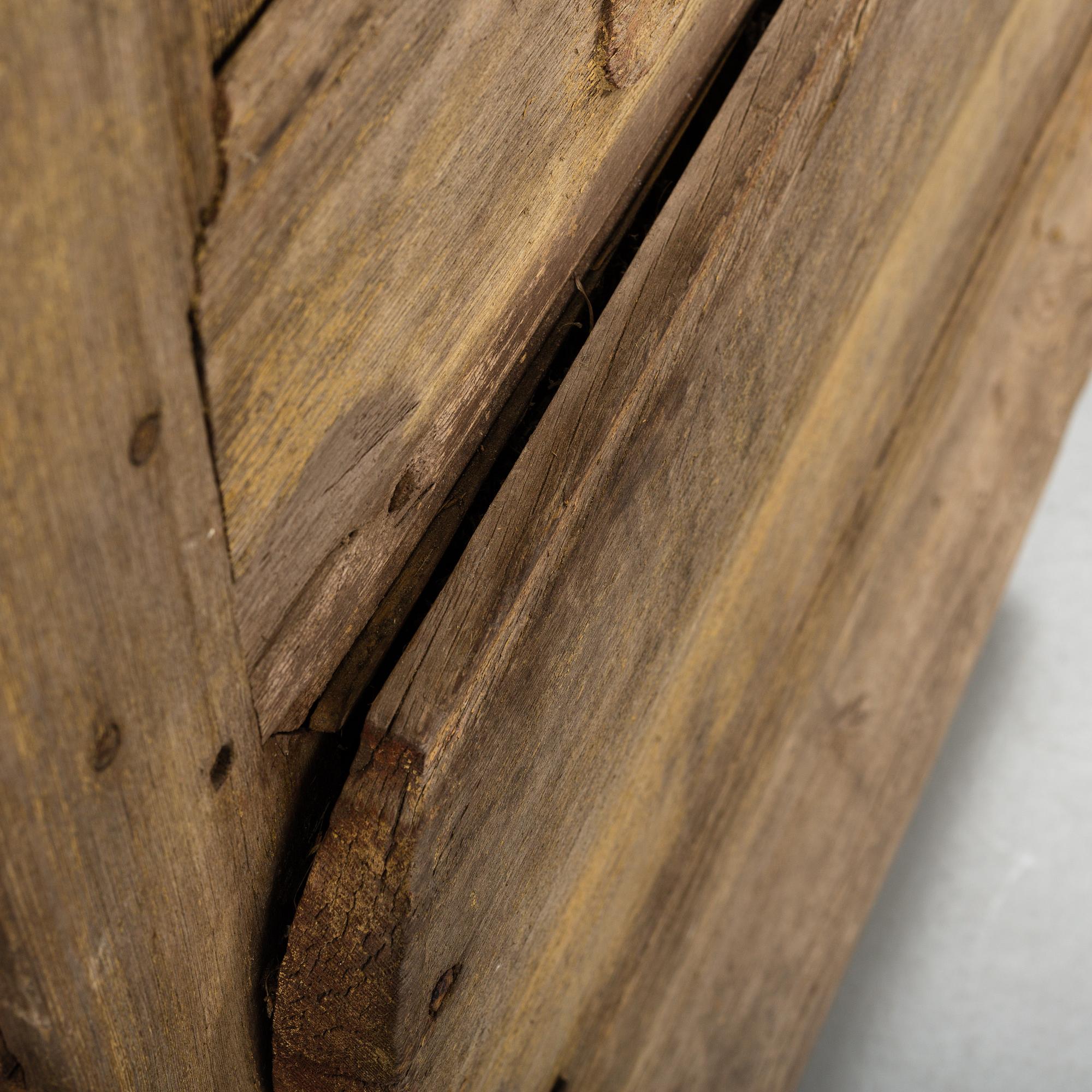 a pine door from around 1800.