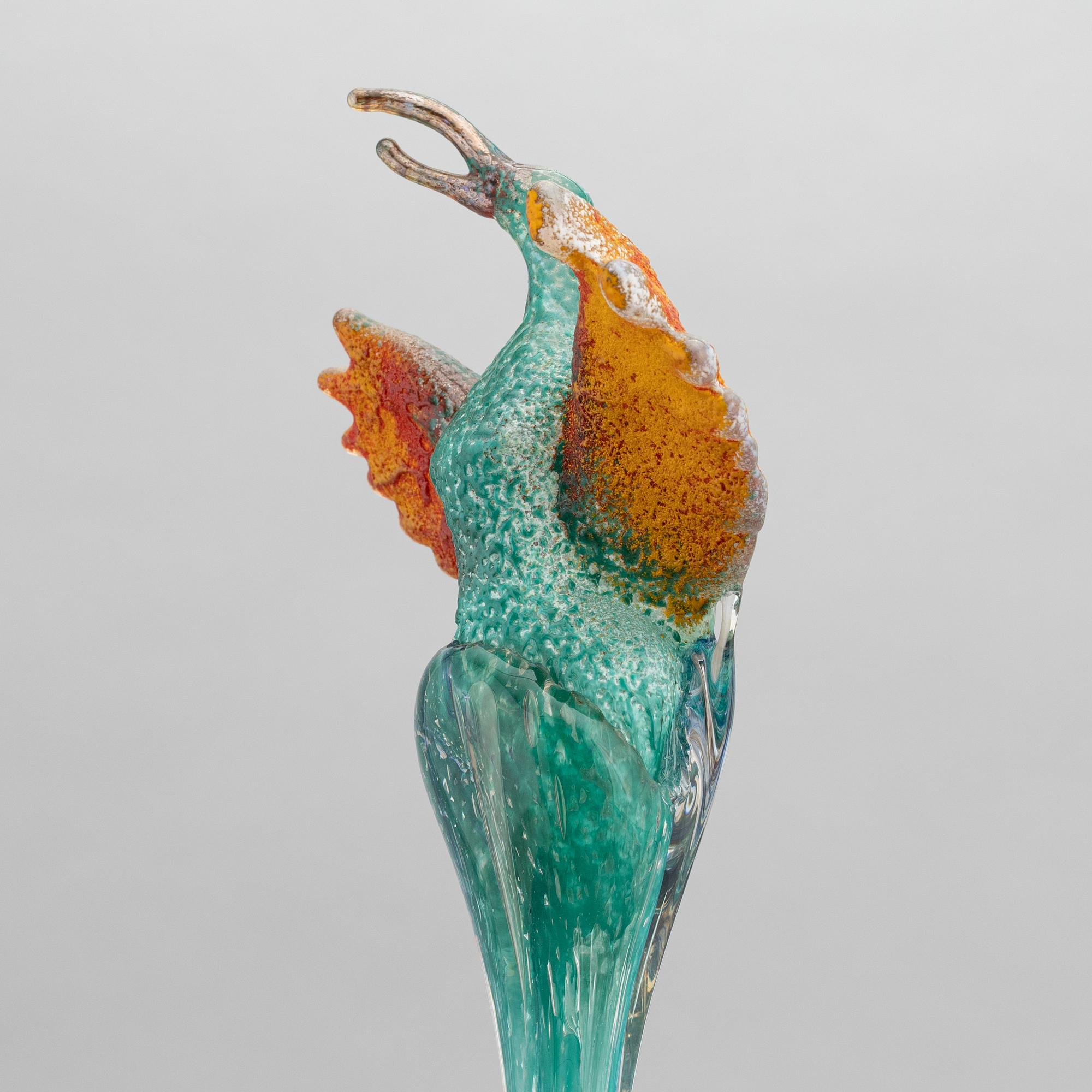 Kjell Engman, a unique glass sculpture, Kosta Boda, Sweden.