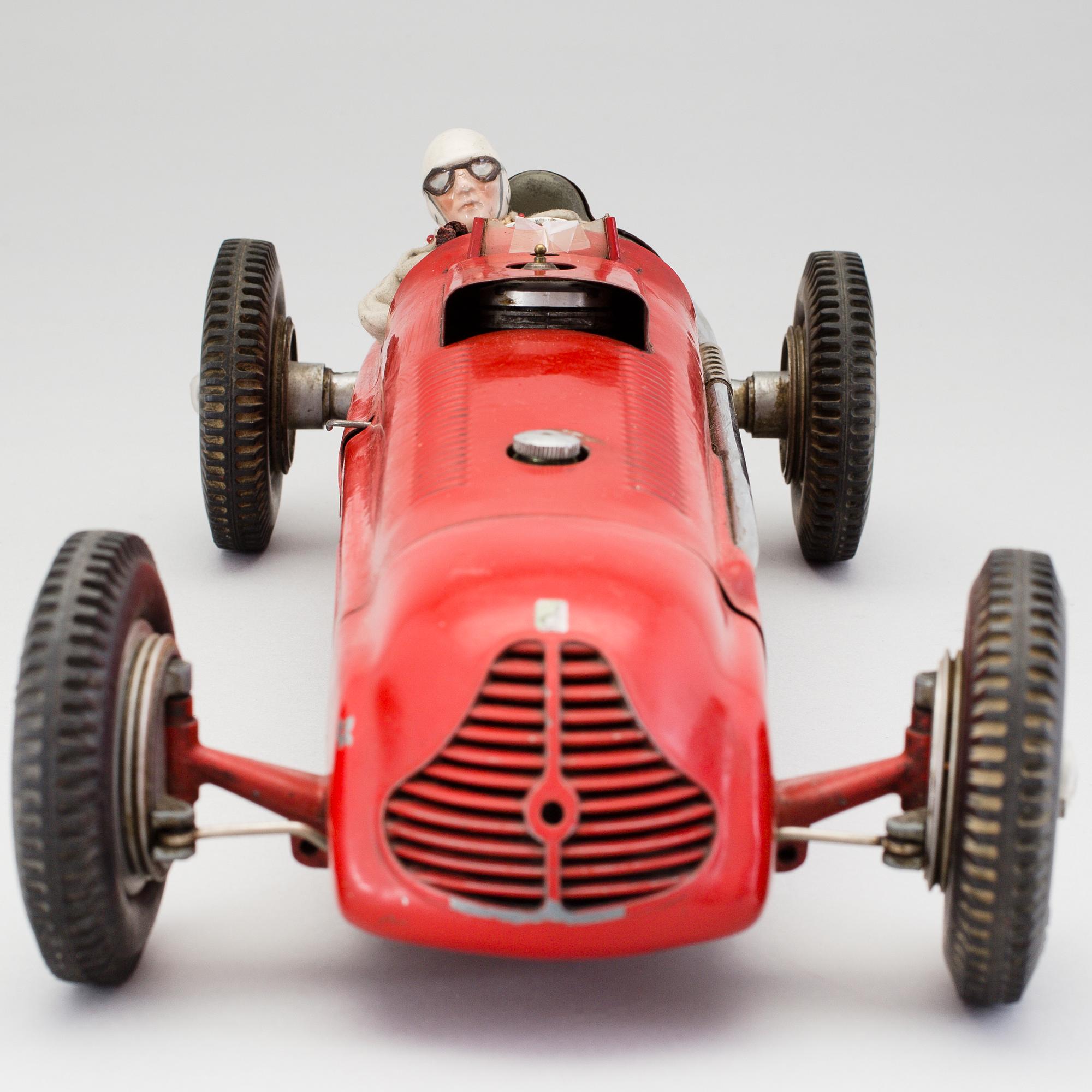 A gas powered tinplate Domo Maserati, Italy, ca 1948.
