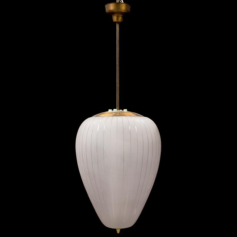 A mid 20th Century ceiling lamp.