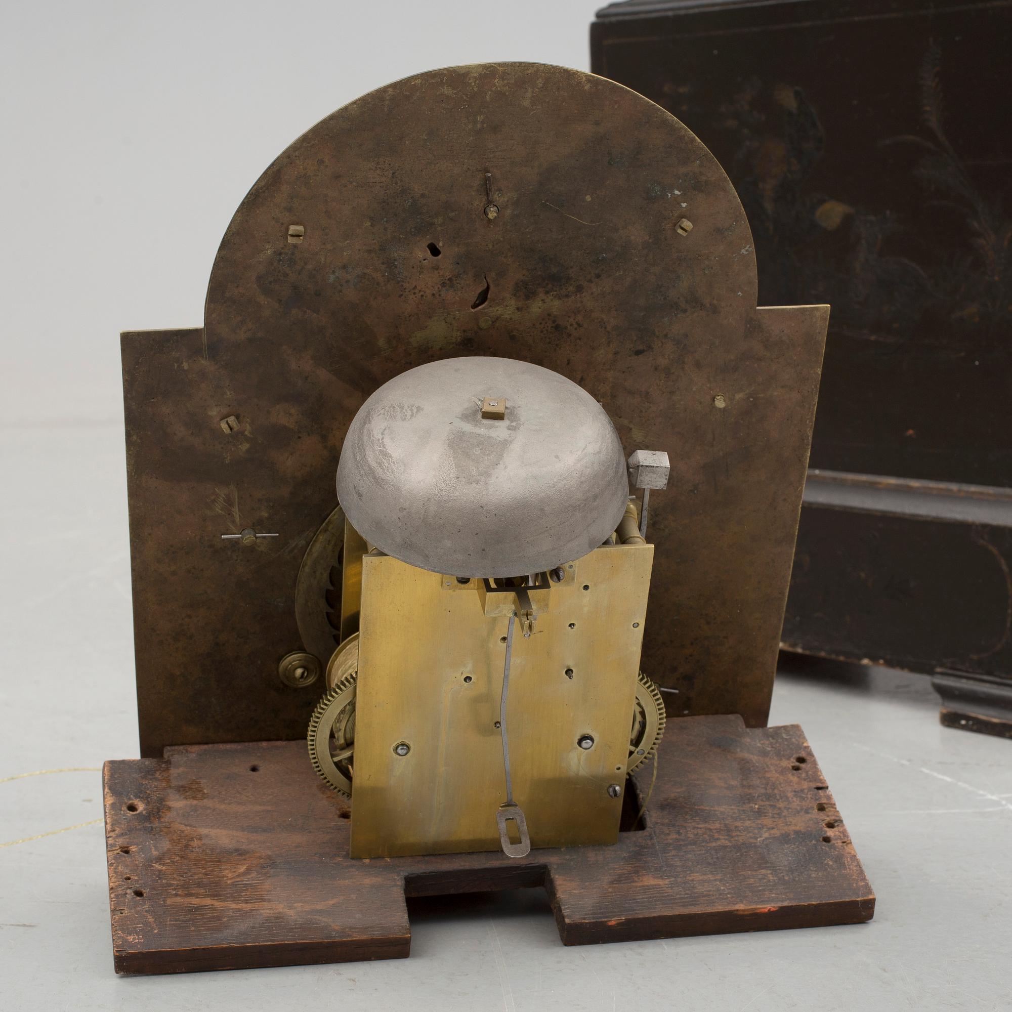 GOLVUR, pendel samt 2 lod, John Tolson, London, 1800-tal.