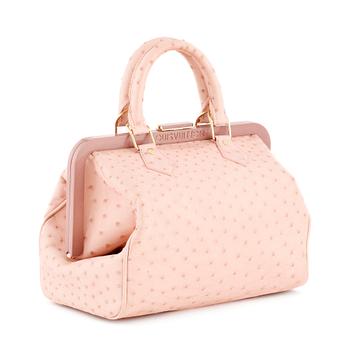 LOUIS VUITTON, a pink ostrich top handle bag, "Speedy", S/S 2008 by Richard Prince 2008.