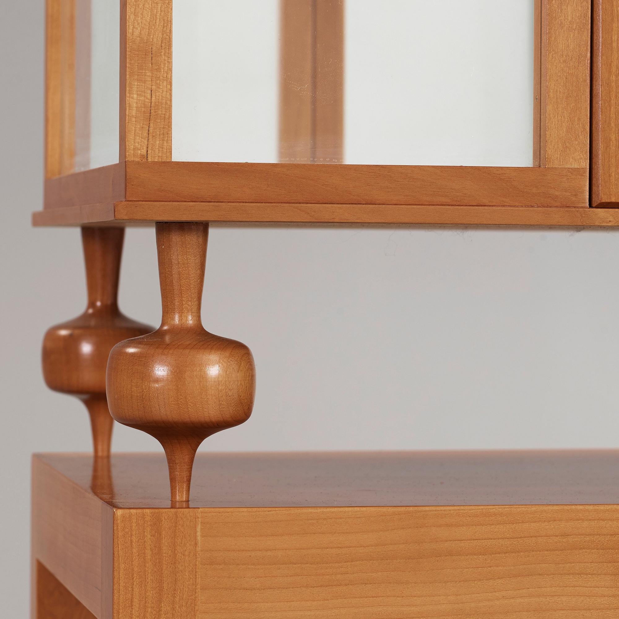 Josef Frank, a cherry showcase cabinet, Svenskt Tenn, model 2077.