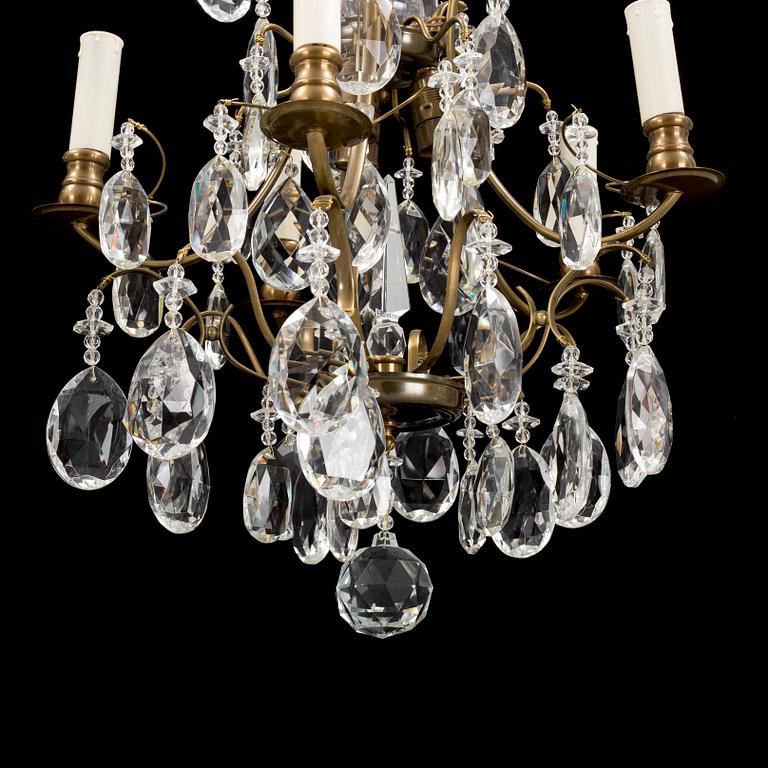 A mid 20th century rococo style ceiling light.