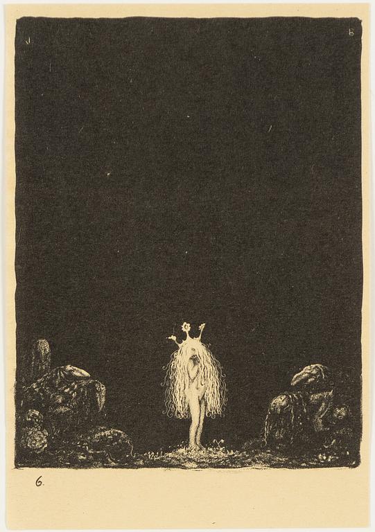 John Bauer, "Den lilla prinsessan och trollen".