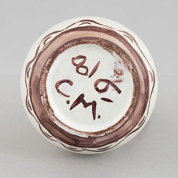 Carl Malmsten, an earthenware vase, firsta half of the 20th Century / mid 20th Century.