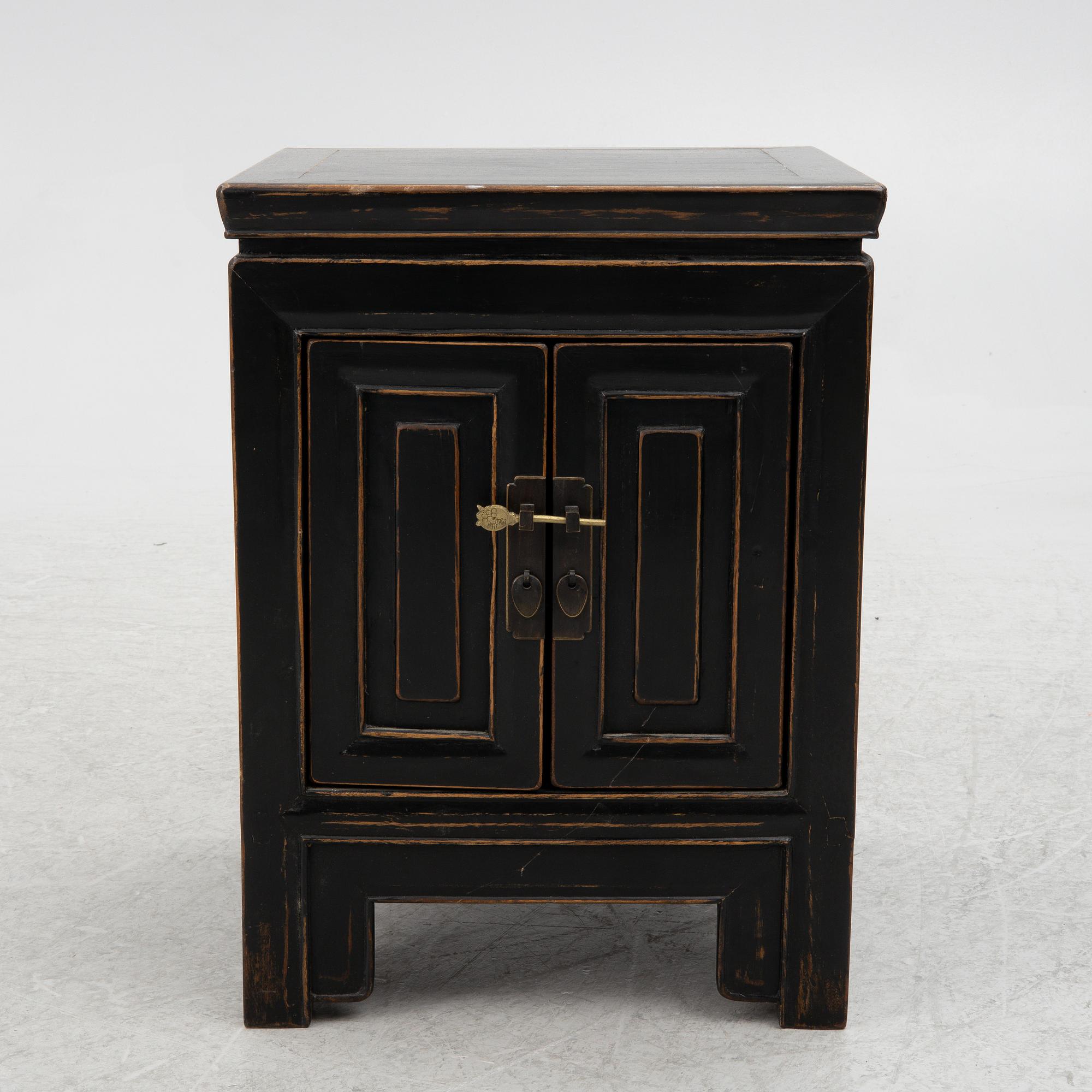 A hardwood side table/bedside table, China, 20th century.