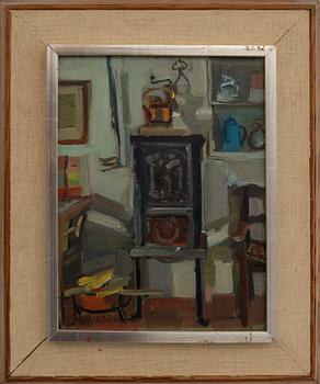 Gerhard Wihlborg, "Interiör med sättugn" - Grimshög.