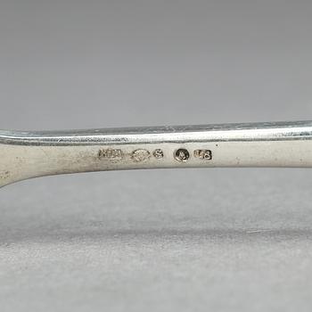 BESTICKSERVIS, 124 delar, silver, "Chippendale", bla K Andersson, Stockholm, 1928. Vikt ca 4403g.