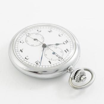 Universal Genève, pocket watch, chronograph, 51 mm.
