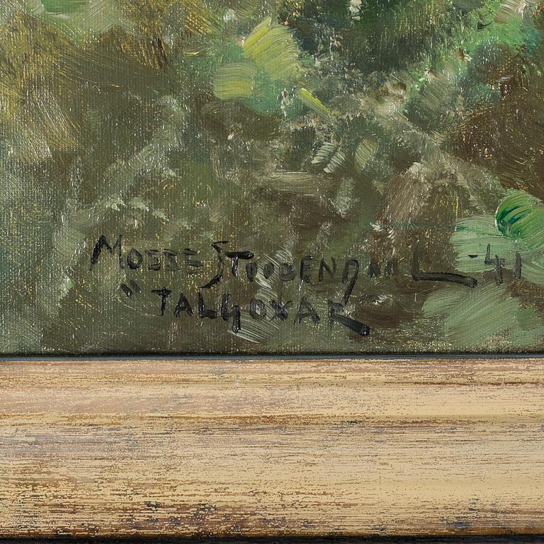 MOSSE STOOPENDAAL, oil on canvas, signed and dated -41.
