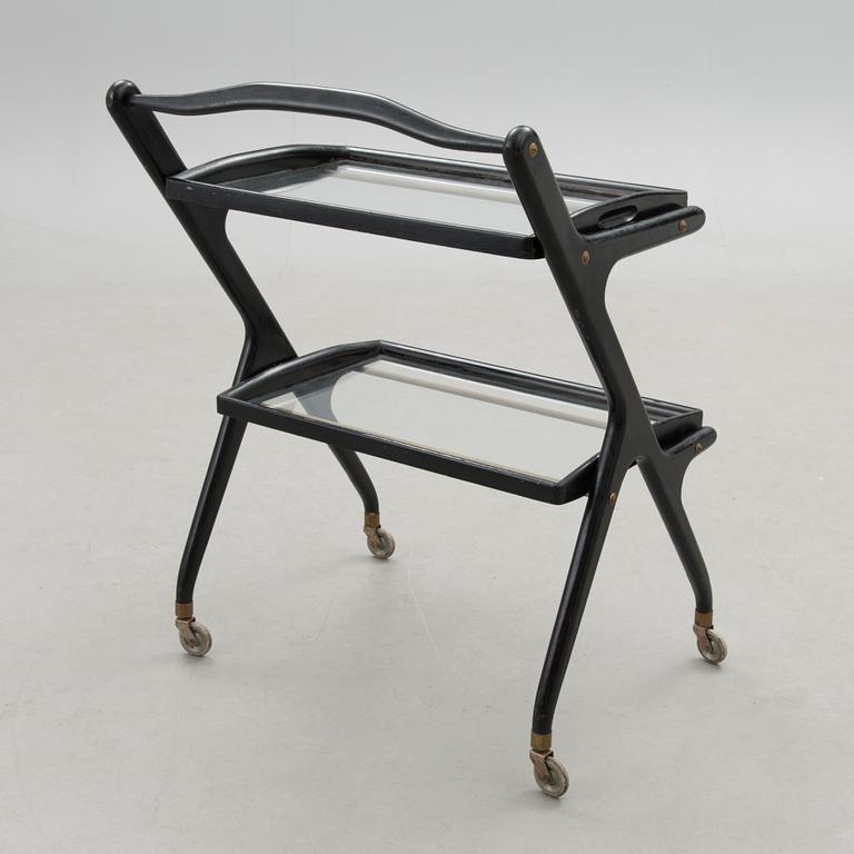 A serving trolley, 'Milano', Keravan puusepäntehdas, Stockmann, Finland. 1950s-1960s.