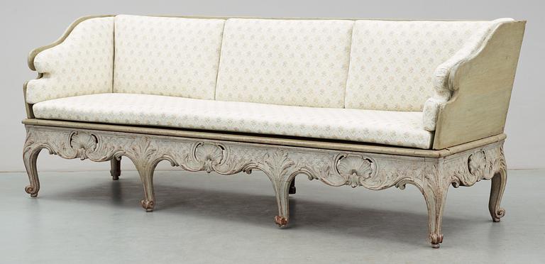 A Swedish Rococo 18th Century sofa.