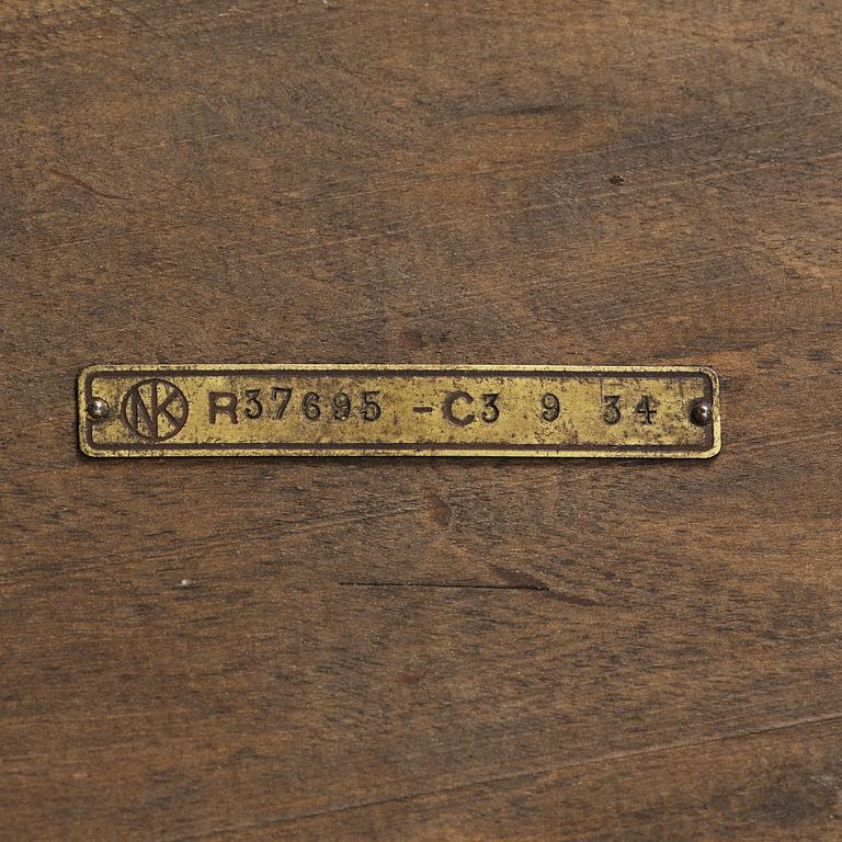 Axel Einar Hjorth, a pair of "Svea" bedside tables, Nordiska Kompaniet, 1934.