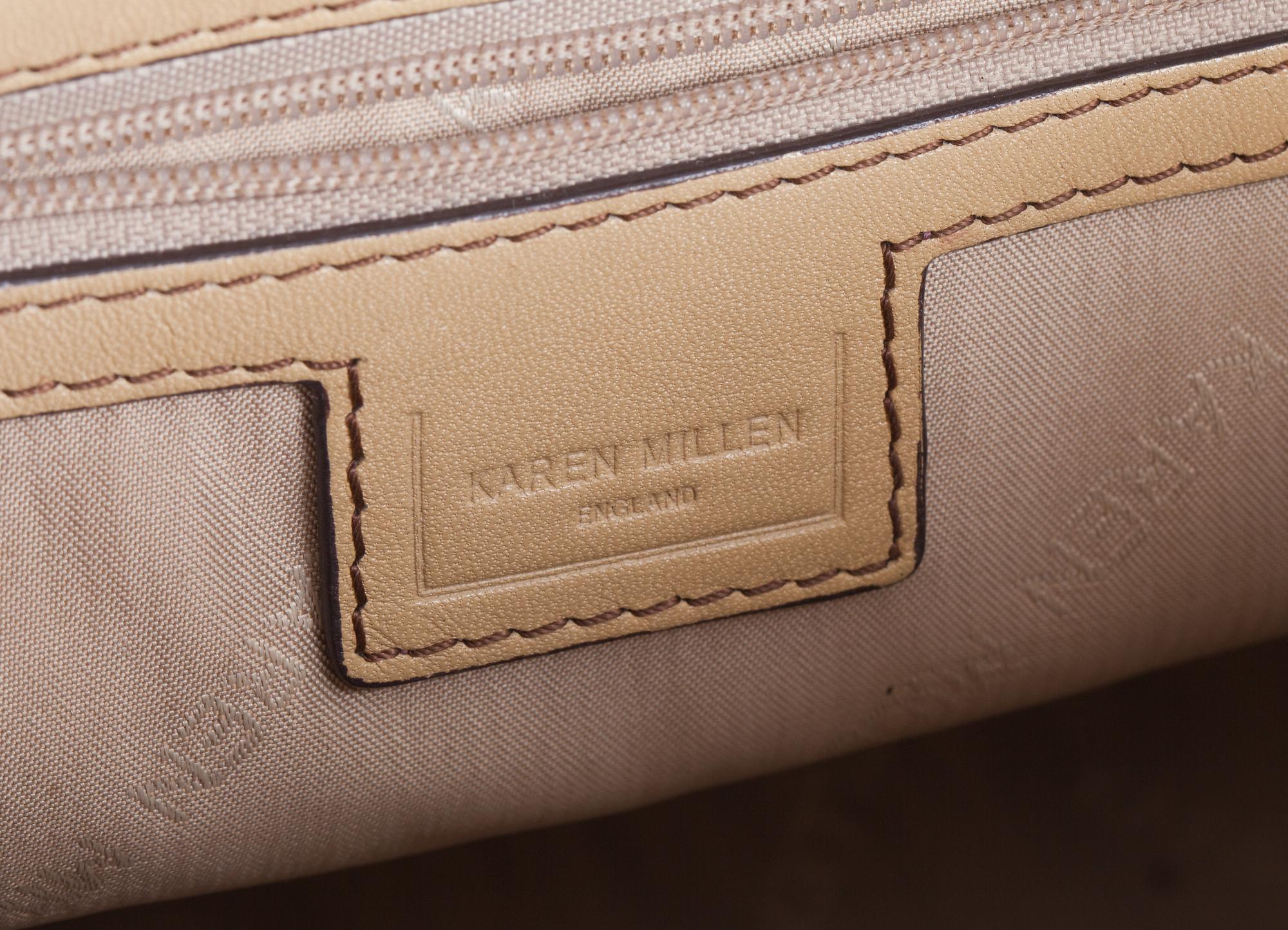 HANDVÄSKA samt PLÅNBOK, Karen Millen, 2000-tal.