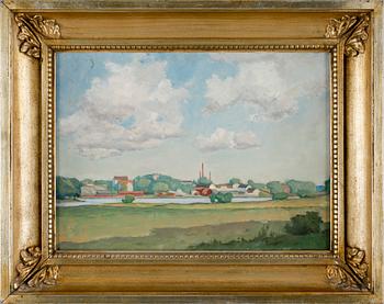 ERIK LINDWALL, olja på duk. Sign o dat 1919.