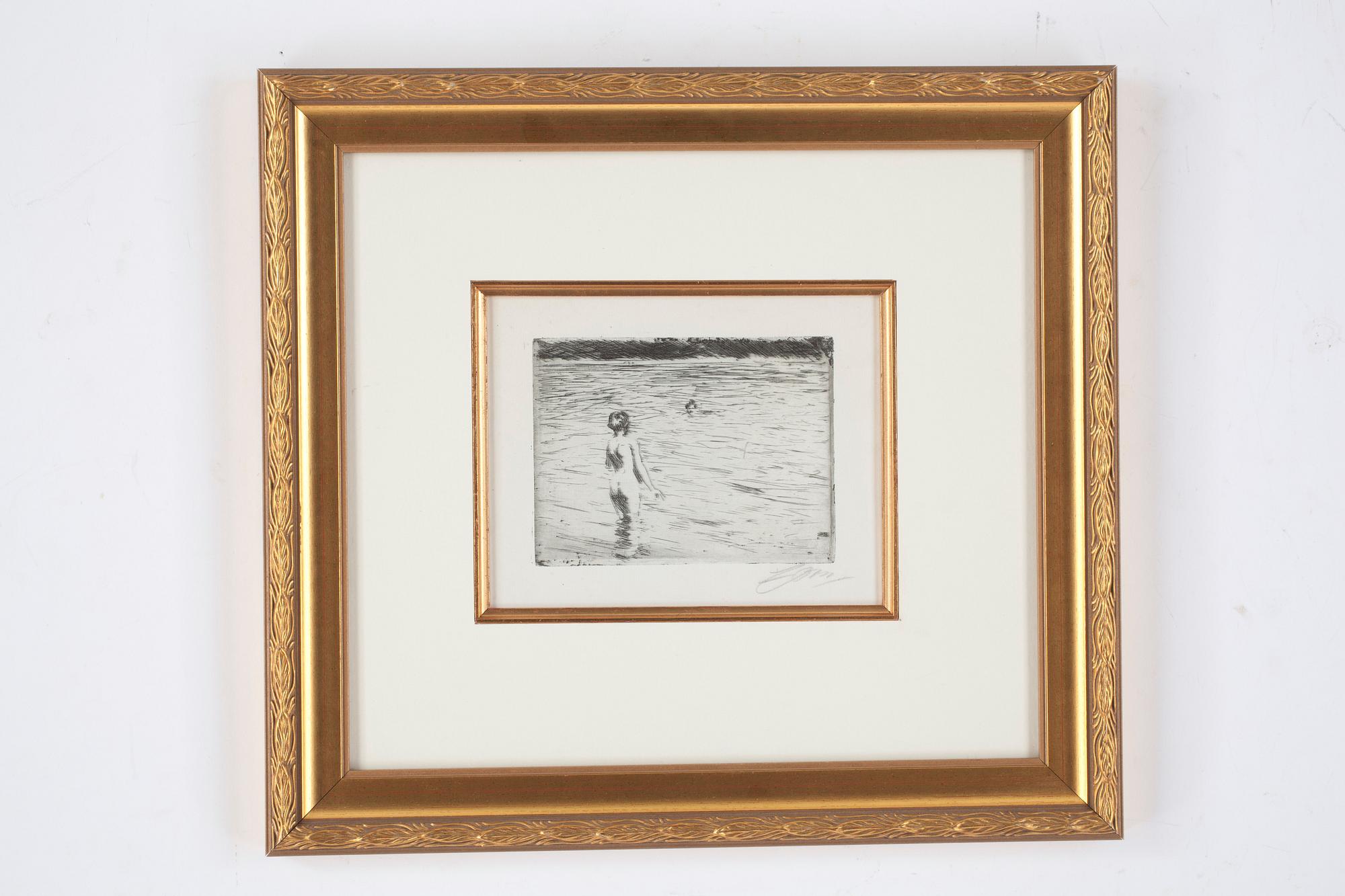 Anders Zorn, "Mamma badar".