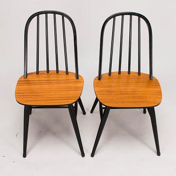 Four mid 20th century chairs.