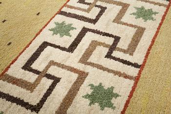 Märta Måås-Fjetterström, A CARPET, "Il Greco", knotted pile, ca 246 x 172 cm, signed AB MMF.