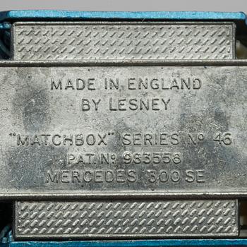 LESNEY MATCHBOX SERIES, 5 st, bland annat Studebaker Lark Wagon RW 42B-2.