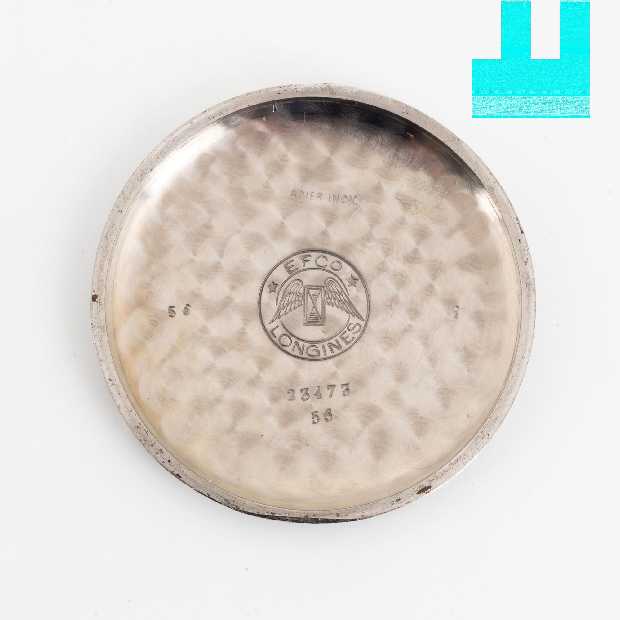 Longines, single button flyback-chronograph, "Oversized".