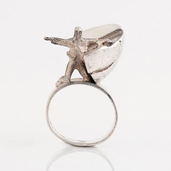 Björn Weckström, ring, silver, Lapponia 1970.