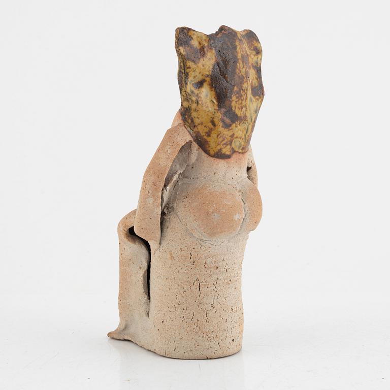 Lisa Larson, a unique chamotte stoneware figurine, dated -69.