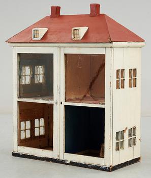 DOCKSKÅP, med möblemang, 1800/1900-tal.