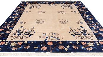 A semi-antique carpet, China, c. 310 x 240 cm.