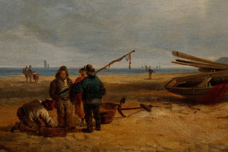 OKÄND KONSTNÄR, olja på duk, signerad B Callow?, daterad 1892?.