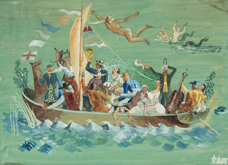 Gunnar Torhamn, "Båtutflykt".