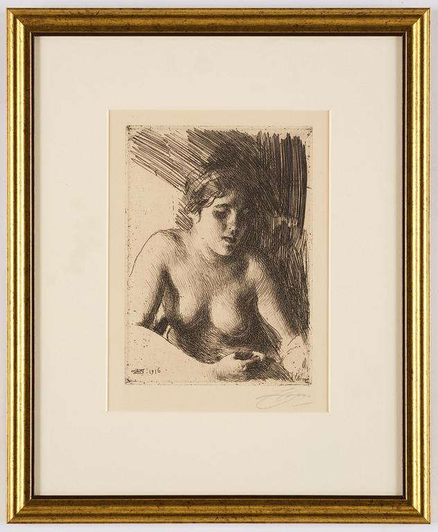 Anders Zorn, "Byst".